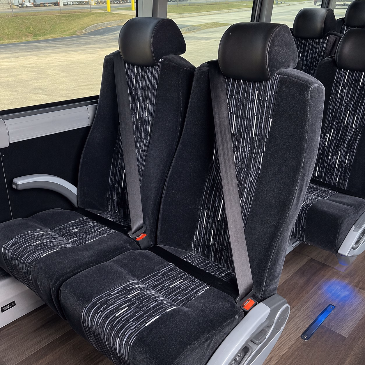 bloomfield charter bus rental inside