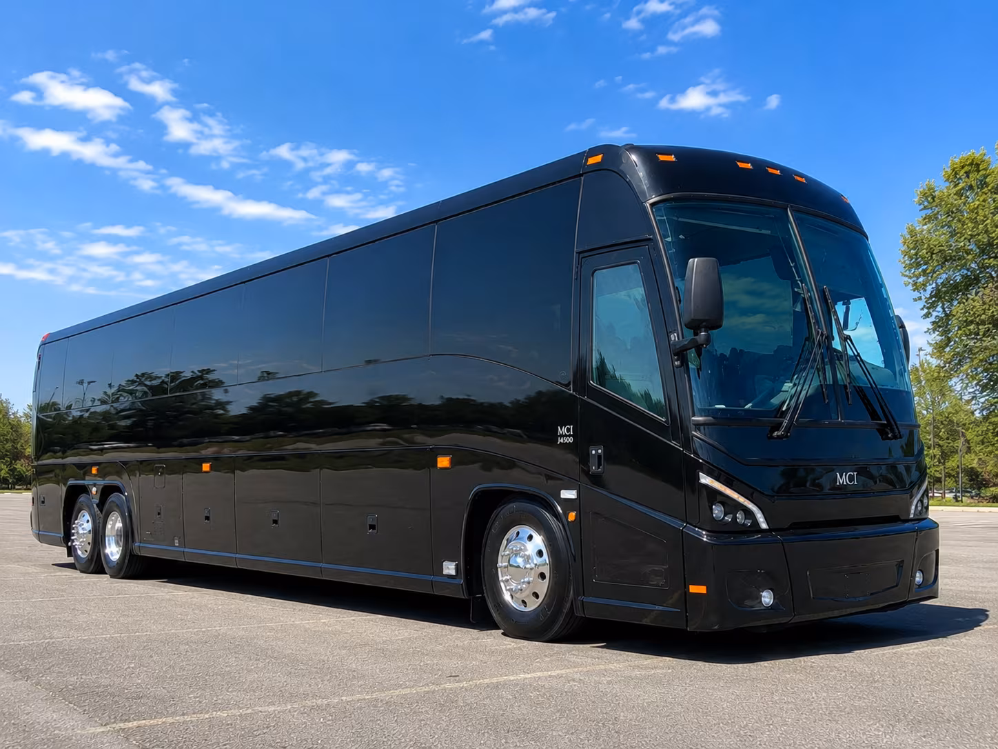 bloomfield long distance charter bus rental