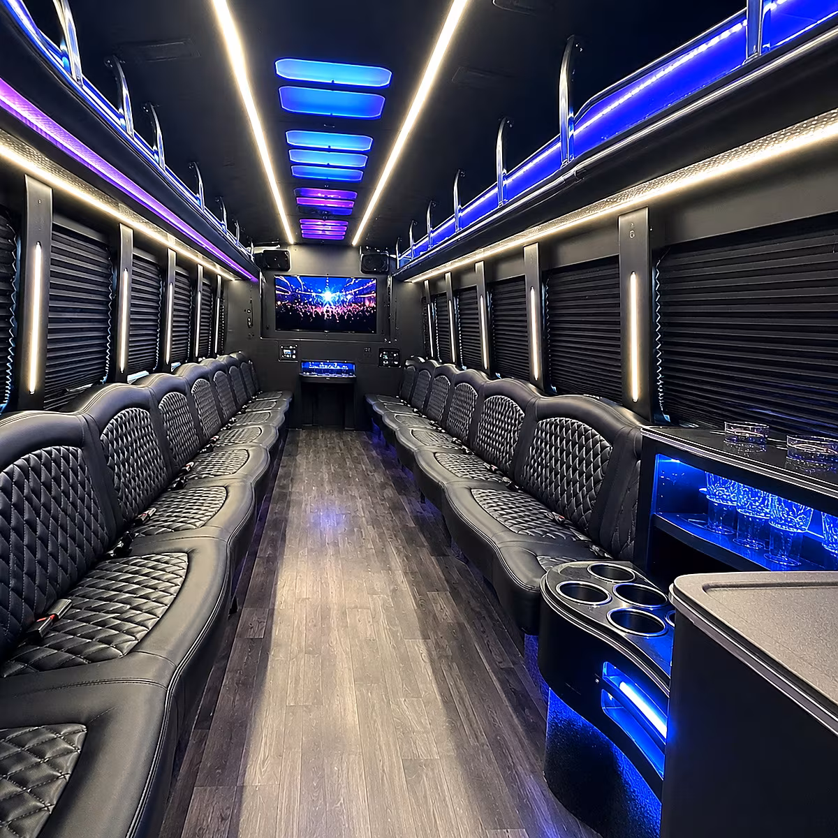 east orange party bus rentals inside