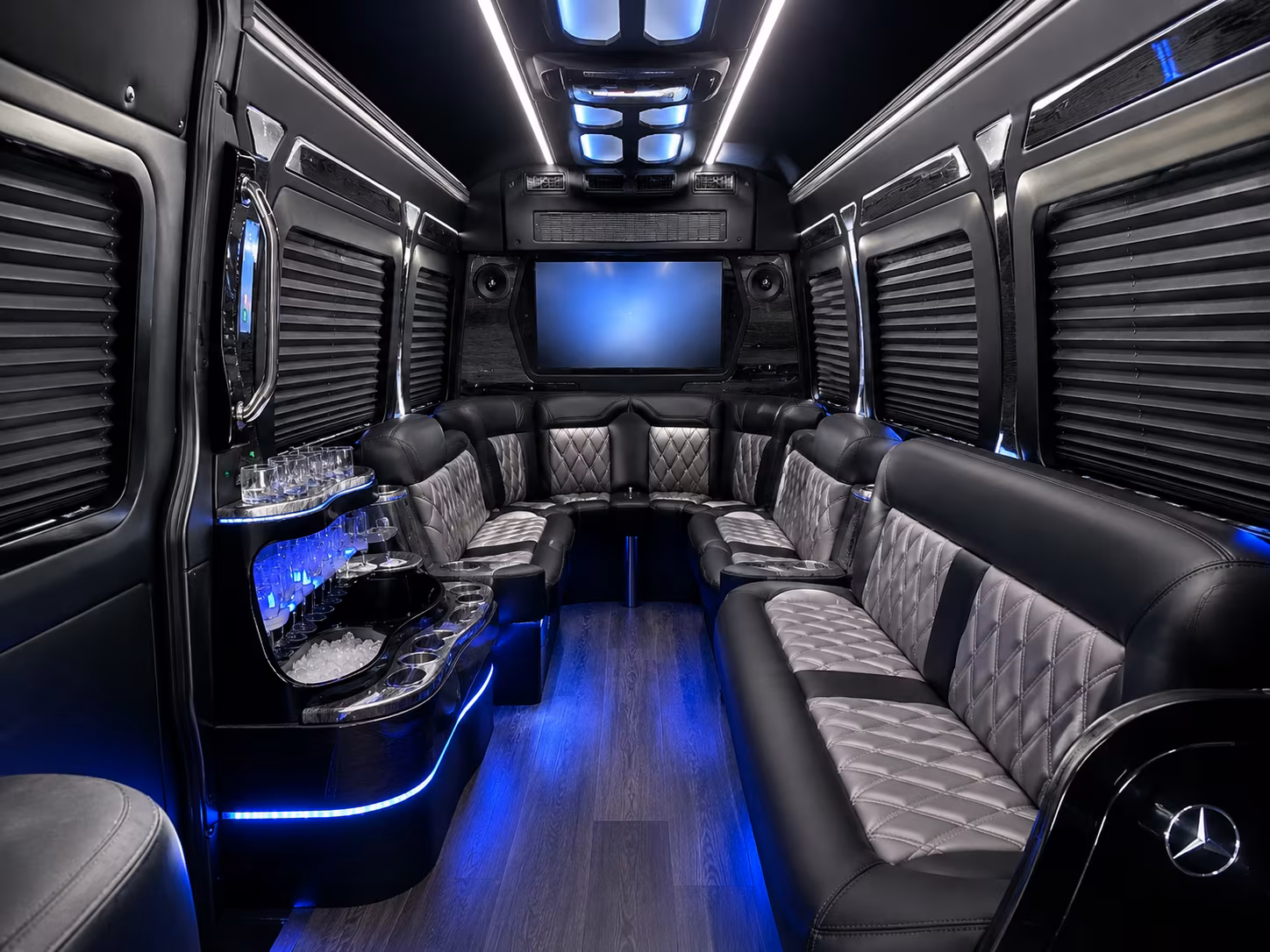 east orange private event transportation onboard seating