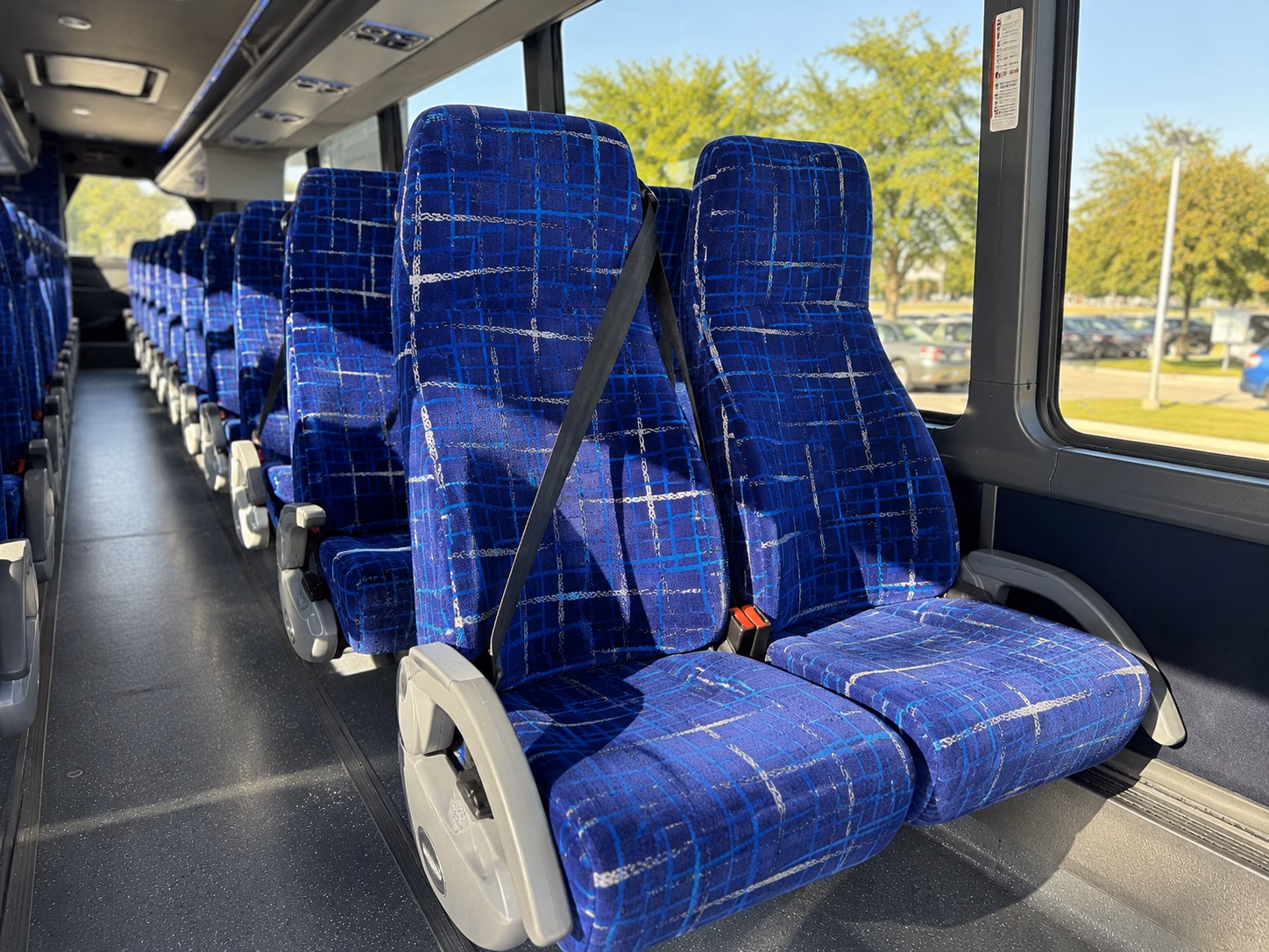 east orange sporting event transportation onboard seating