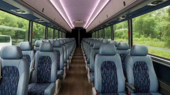 east orange 25 passenger minibus inside