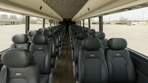 east orange 28 passenger minibus inside